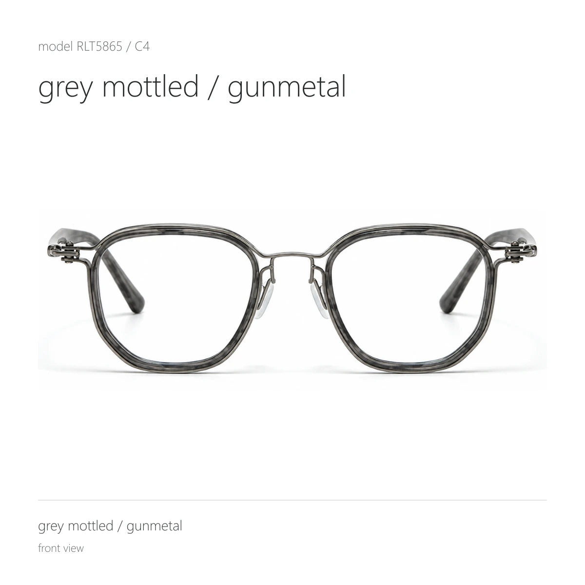 Model RLT5865 in grey mottled / gunmetal, front view