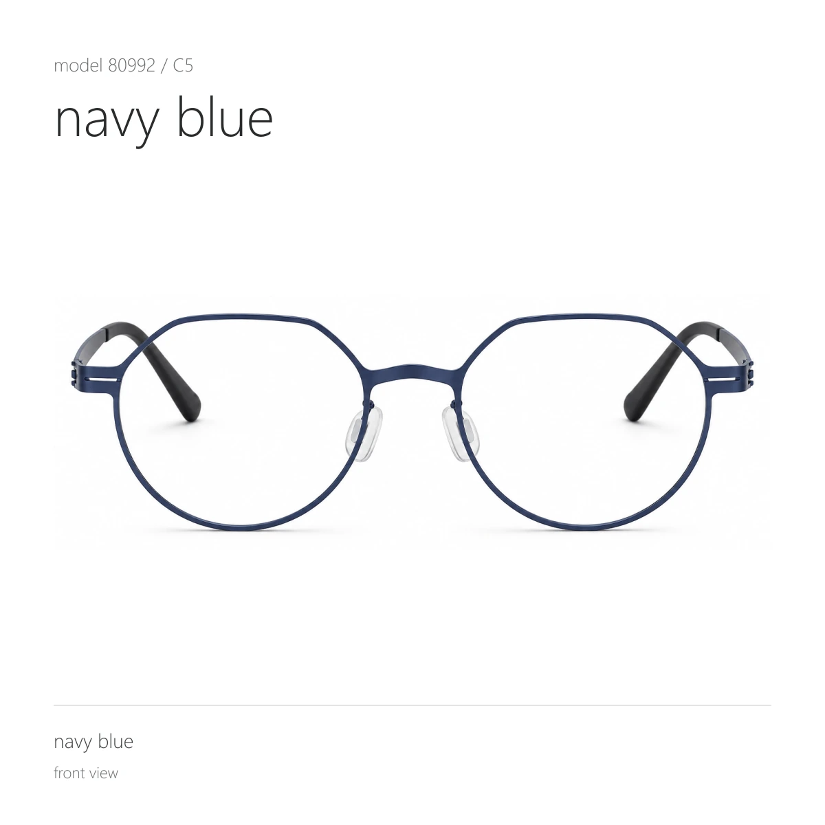 Model 80992 in navy blue, front view