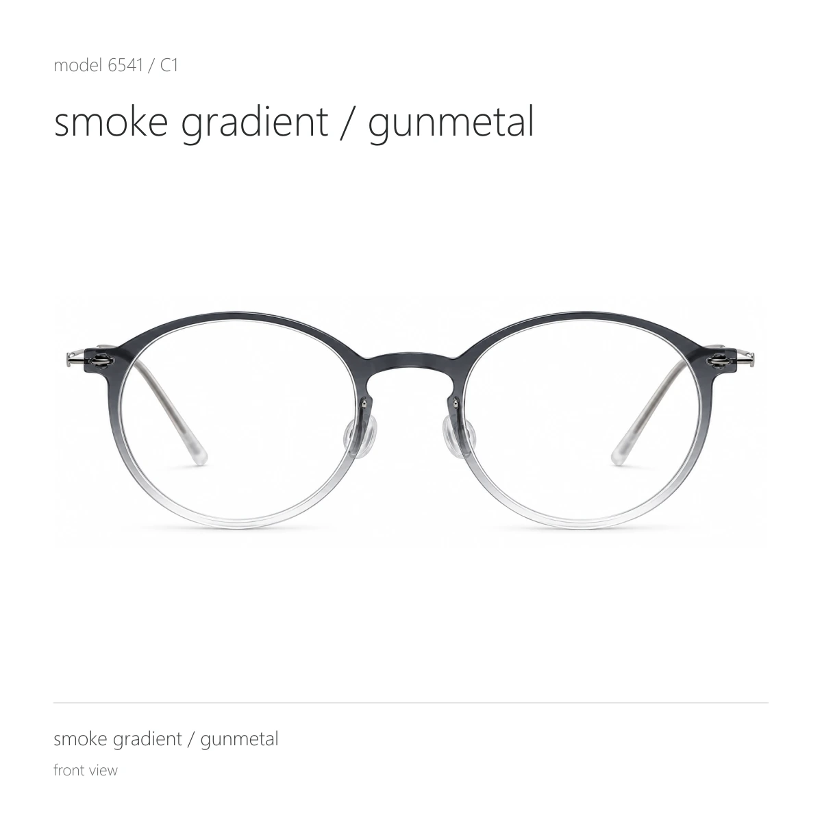 Model 6541 in smoke gradient / gunmetal, front view