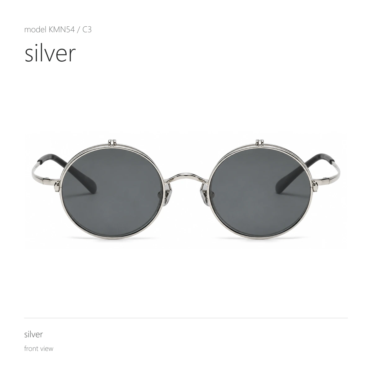 Model KMN54 in silver, front view