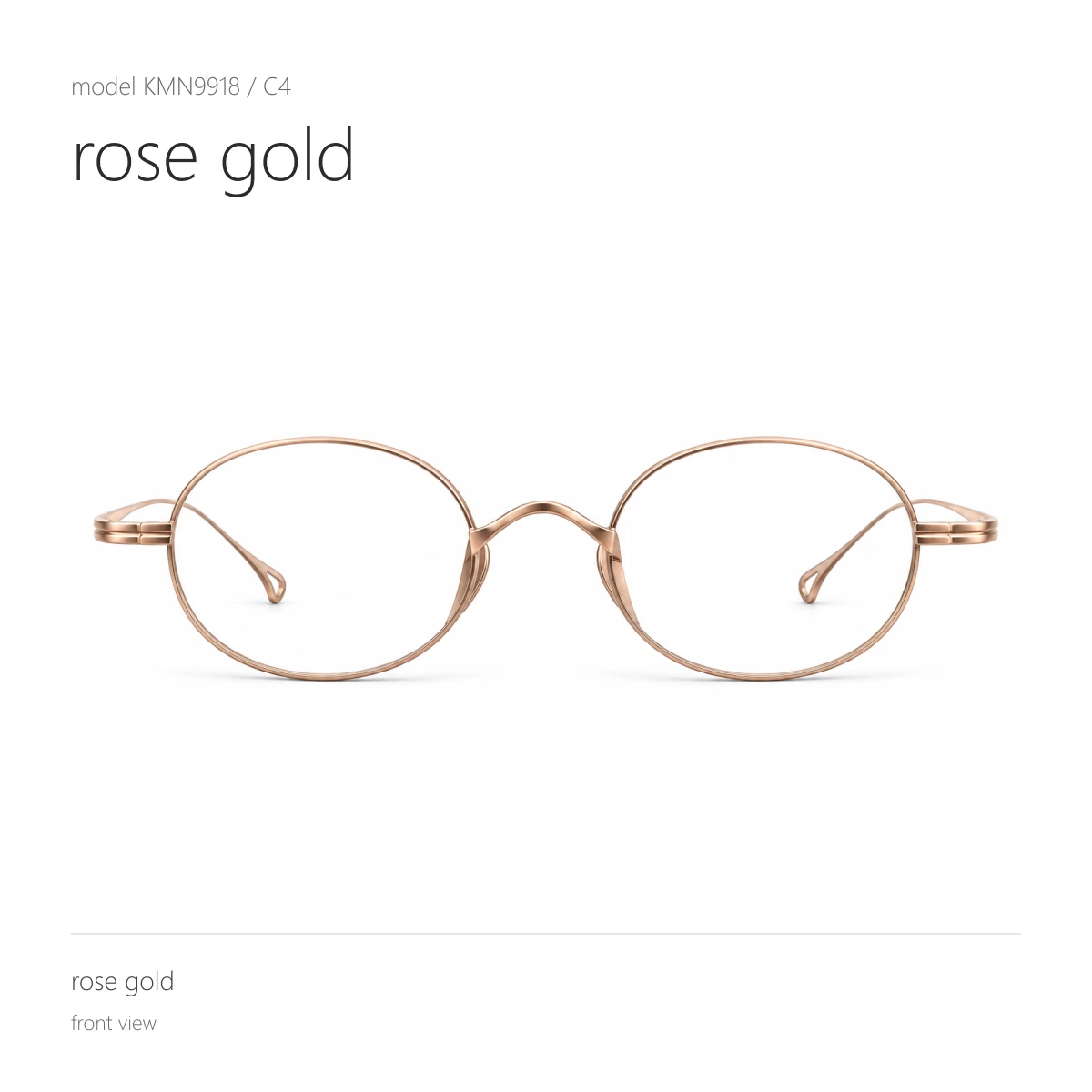 Model KMN9918 in rose gold, front view