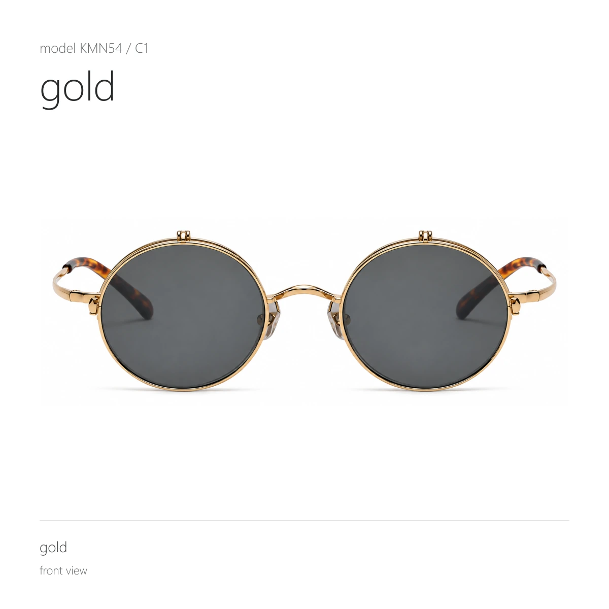 Model KMN54 in gold, front view