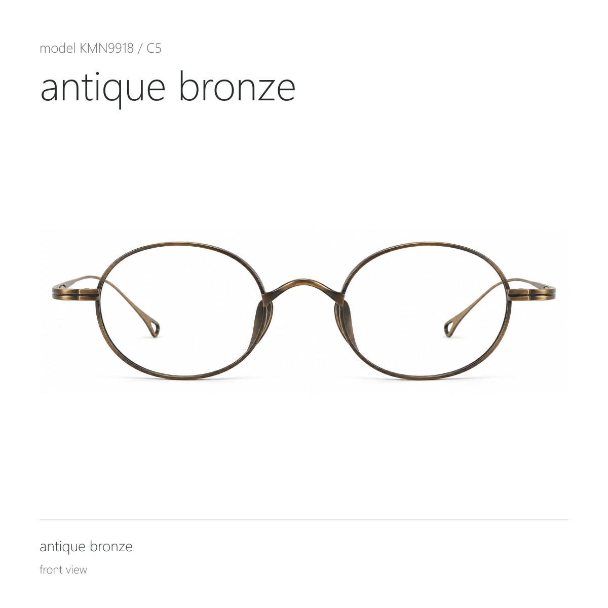 Model KMN9918 in antique bronze, front view